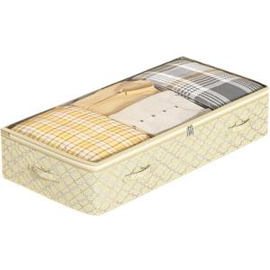 KUHEITAER Foldable Under Bed StorageUnder Bed Storage Containers Non-Woven Fabric with Dual Zipper, Closet Organizers for Clothing, BeddingSpace-Saving Storage For Bedroom (7 in)