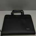 Andyer Fireproof Accordion File Organizer with Lock, Important Document Organizer Holder with Handle, 13 Pockets Expanding File Folder Binder, Portable Document Folder Storage for Business Travel (Black)