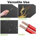 CYEAH 4 Pcs Neoprene Rubber Pads, 12 x 12 x 1/16 in Thick Self Adhesive Solid Rubber Sheets, Self Adhesive Rubbers Pads for Supports, Leveling, Sealing, Bumpers, Protection