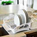 CreativeWare, Grey/White Ultimate Dish Rack