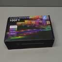 100Ft RGB Ground Lights Outdoor LED Pathway Lights, Multi Color Changing Christmas Decor Waterproof Walkway Lighting for Outside Garden Back Yard Lawn Driveway Patio Landscape Lighting, Smart Control