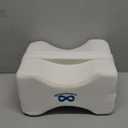 Everlasting Comfort Memory Foam Knee Pillow for Side Sleepers  Sciatica Pain Relief Pillow, Adjustable Strap Support  Leg Pillows for Sleeping Alignment, Knees, Back & Hip Cushion (White)