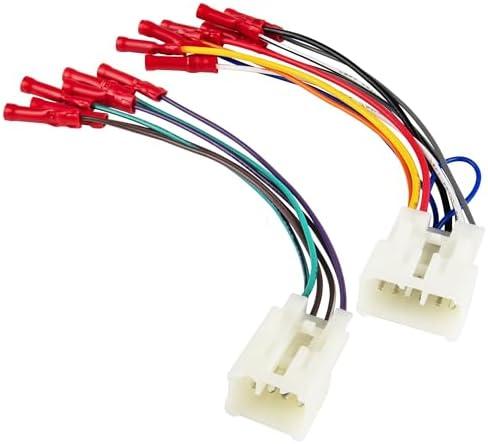 RED WOLF Car Radio Wiring Harness W/Pre-Install Wire Connector Butt for 1992-2019 Toyota 4Runner Camry RAV4, 2014-2018 Scion iM tC iQ Install Aftermarket Stereo Cable CD Receiver Without JBL System