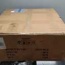 Hybrid Solar Attic Fan with Thermostat & Remote, 12" Solar Roof Vent Fan | 55W Solar Panel + AC Backup,1200CFM, Cools up to 1800Sq.ft | 24/7 Dual Power Attic Vent Exhaust Fans for House Roof Mount