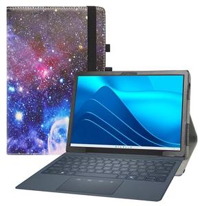 MAMA MOUTH for Dell Latitude 7350 Detachable Case,PU Leather Folio 2-Folding Stand Cover for Dell Latitude 7350 Detachable 13" Tablet (Not fit Other Dell Laptop),Galaxy