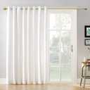 Wrap Around Curtain Rod 28-48, 3/4" Curtain Rods for Windows Adjustable, Blackout Heavy Duty Telescoping Drapery Rods for Bedroom, Living Room, Kitchken, Gold