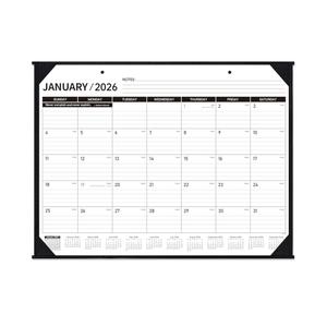 2026 Desk Calendar - JAN. 2026 – DEC. 2026, 22" x 17", Large Desk Calendar 2026, 12 Monthly Desk/Wall Calendar 2-in-1, Corner Protector, Desk Pad, Large Ruled Blocks
