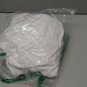 2 Pack Euro Pillow Shams 26x26  600 Thread Count 100% Organic Cotton White Square Pillow Covers with 2 Inch Flange, Soft & Smooth Premium Hotel-Quality Pillowcases Set of 2