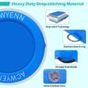 6FT Inflatable Water Hammock Lake Floats for Adults Round Floating Ring Hammock for Lake Pool Beach