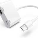 Apple USB C to HDMI Adapter 4K@60Hz for iPhone 15/16/17, MFi Certified Digital AV Converter with 100W PD for MacBook Pro/Air, iPad Pro, iMac, Galaxy S25/S24 and More