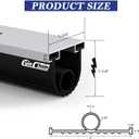 Garage Door Bottom Seal Rubber,1/4" T-Ends Garage Door Weather Stripping, 4" Wide Replacement Seal-10FT