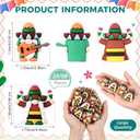 50 Pcs Mini Fiesta Gnomes Couple Figurines to Hide and Seek Cinco De Mayo Tomte Mexican Taco Tuesday Dwarf Gift for Adult Home Table Party Decorations