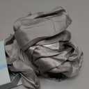 Pro Goleem 2 Pack Satin Soft Crib Sheet Great for Baby with Sensitive Hair Silky Baby Sheet White and Gray Unisex 52x28x8 Fitted Sheets