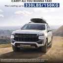 330LBS Lockable Roof Rack Cross Bars Fit for 2021 2022 2023 2024 2025 2026 Chevy Tahoe Suburban Yukon Escalade, Aluminum Crossbars Cargo Racks Rooftop Luggage Canoe Kayak