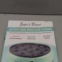 Baker's Friend Mini Pancakes Maker Machine, Dutch Mini Pancake Griddle, 14 Holes Electric Poffertjes Pan, Ideal for Breakfast, Snacks, Desserts & More