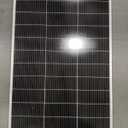 Renogy Solar Panel 100 Watt 12 Volt, High-Efficiency Monocrystalline PV Module Power Charger for RV Marine Rooftop Farm Battery and Other Off-Grid Applications, RNG-100D-SS, Single 100W