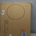 Bathroom Mirrors for Over Sink, Round Frameless Mirrors for Wall, 23.5x27.5 Inch Beveled Bathroom Mirror, Bathroom Vanity Circle Mirror for Bedroom Living Room Entryway Home Decor