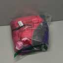 Doglay Dog Coat, Waterproof Dog Jacket Pet Winter Coat for Cold Weather with Thicken Furry Collar, Reflective Puppy Winter Jacket Warm Fleece Lining for Small Medium Large Pets (3XL(Chest :31.5-43.31" , Back : 27.17"), Gradient Pink Purple)