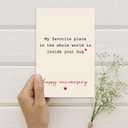 5 x Anniversary Card Gifts for Him Her, Romantic Anniversary Card for Husband Wife Boyfriend Girlfriend Couple