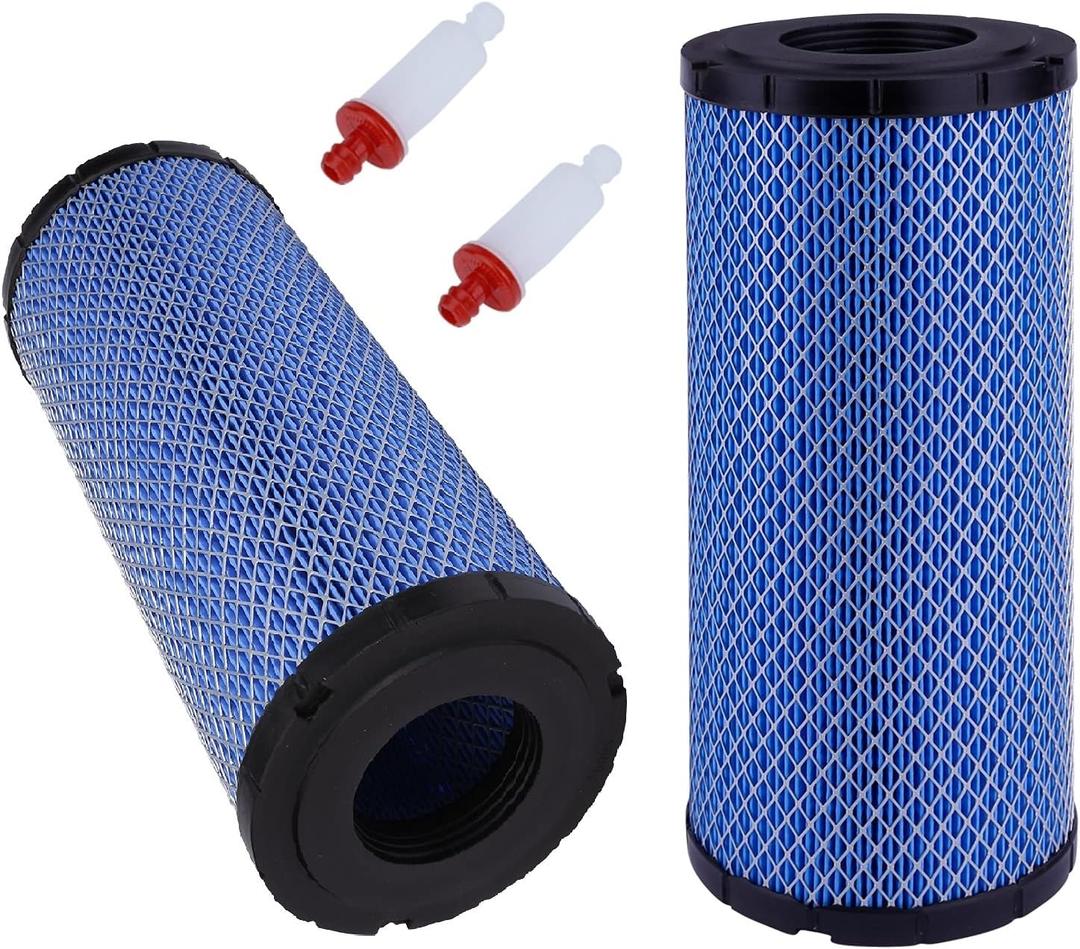 7082115 7081937 Air Filter Compatible with Polaris ACE 900, General 1000, General 4 1000, RZR 4 900, RZR 900, RZR S 1000 2015-20182PCS Air Filter+2PCS Fuel filter)