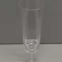 BACLIFE Crystal Champagne Flutes Set of 6 - Hand Blown Champagne Glasses With Long Stem - 6.5 oz Elegant Sparkling W Stemware - Unique Gift for Mother's Day,Birthday,Wedding - Clear