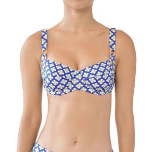 Huit Women's Classic Bra (30E, Blue)
