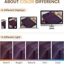 4 Piece Sheet Set - Comfy Breathable & Cooling Bed Sheets Set, Soft and Wrinkle Free, Deep Pockets, Easy & Secure Fit, Hotel Luxury Bedding for Women, Men - Oeko-Tex - (Purple,Queen)
