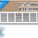 Fits 30x6 Duct Opening | Steel Return Air Grille by Handua