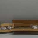 Warm Gold Curtain Rods for Windows 48 to 84 Inches Adjustable Length Heavy Duty 1" Diameter Brass Window Curtain Rod with Solid Metal Finials for Outdoor Farmhouse Bedroom Kitchen Living Room