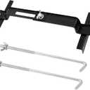 Car Battery Hold Down Kit, High-Strength Car Battery Crossbar with Heavy-Duty Clamps, Rust-Resistant Car Battery Holder with J-bolts (9inch/23cm bolts)