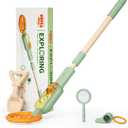 Outdoor Explorer Kit for Kids - Camping Adventure Toy Set with Metal Detector, Magnifying Glass, Shovel, Whistle & Compass, Educational Nature Exploration Toy Gift for Boys Girls 3-12 Year Old