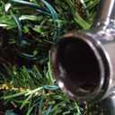 Puleo International 9 Foot Pre-Lit Slim Balsam Fir Artificial Christmas Tree with 800 Clear Lights