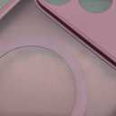 BERFY for iPhone 17 Pro Max Case, Compatible with MagSafe, Built-in Glass Screen Protector, Camera Protection, Shockproof Full Body Phone case 6.9", Translucent Palevioletred