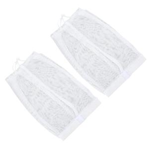 2Pcs Net Plopping Cap for Drying Curly Hair, Adjustable with Drawstring and Elastic Band for Different Head Sizes
