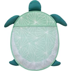 Copper Pearl Oceana Extra-Large Mesh Bath Toy Holder with Suction Cups: Quick-Dry Bath Toy Storage Net for Bathtub