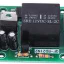 Delay Off Relay Module 10-16V 12V DC Time Relay Module Double Pole Double Throw DPDT 2 Channel Output Timer Switch for Water/Air Interruption Monitoring