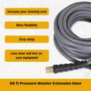 Mi-T-M Hose 3/8" x 50ft 4000 PSI R1 Non-Marking Flexible Universal