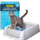 PetSafe ScoopFree Crystal Pro Legacy Automatic Self-Cleaning Cat Litter Box Includes 1 Disposable Crystal Litter Tray Advanced Odor Control Not Enclosed Gray (PAL00-16805)
