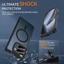 Magnetic Case for Google Pixel 10 Pro Fold, Pixel Fold Case for MagSafe Compatible Wireless Charging, Skin-Friendly & Smooth Touch, Military-grade Shockproof & Drop-proof Cover, Slim, Black