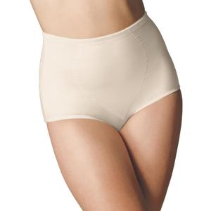 Bali Women's Firm Shapewear Pack, Shaping Brief with Tummy Control, 2-Pack (X-Large, Nude Jacquard)