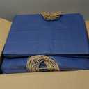 BagDream 100Pcs 16x6x12 Inches Kraft Paper Bags with Handles Bulk, Large Shopping Bags for Gifts, Grocery, Merchandise, Party Favor, Take-out, Recycled Paper Sacks Navy Blue