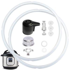 11 PCS Instant Pot Accessories for Duo 5, 6 Quart Qt IP-DUO50 IP-DUO60, InstantPot Replacement Parts Include 2 Sealing Ring, Steam Release Valve, Anti-Block Shield, Float Valve and Gasket