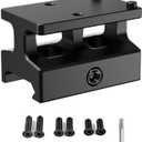 0.87" Red Dot Sight Riser Mount - Picatinny to RMSc/RMS/Doctor/RMR/SRO/407C/507C/508T/407K/507K/Vortex Venom/Viper/Fastfire Adapter