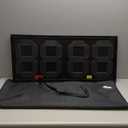 Football Soccer Manual Substitution Board Portable Scoreboard Double Sided Display Manual Scoreboard with a Handbag for Referee Change Player Additional Time Tennis Basketball Baseball