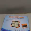 100W LED Solar Work Light, 466 LED 10000LM Magnetic Worklight with 5 Modes, 12000mAh Battary Rechargeable, IP66 Waterproof Portable Solar Outdoor Working Light for Emergency, Repair, Camping