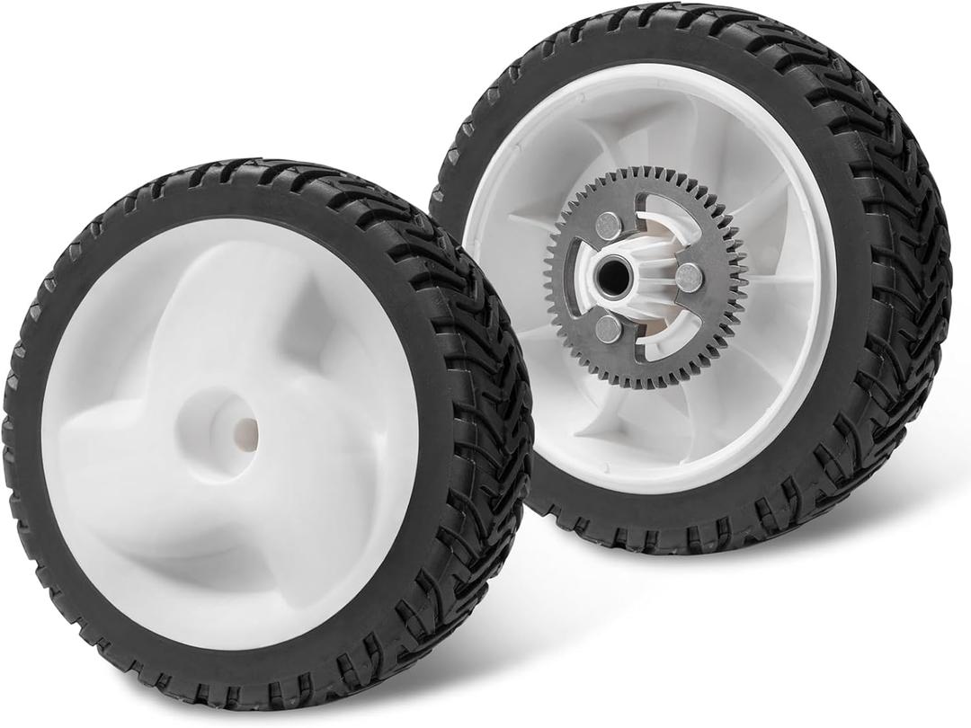 Cluparis 105-3036 Wheel Gear Assembly, 8 inch Mower Wheels Replace for Toro 20041 20066 20017 20068 20073 Drive Recycler Lawn Mower, 2 Pack