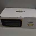 Laundry Pod Storage Container Set | Two 3L Glass Jars & One Acrylic Dryer Sheet Container with Bamboo Lids – Includes 2 Scoops, 60 Waterproof Laundry Labels – Dishwasher Safe