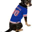 Pets First NHL New York Rangers Jersey for Dogs & Cats, X-Large. - Let Your Pet Be A Real NHL Fan!