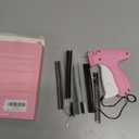 Stitch for Clothes - Handheld Stitch Quick Clothing Fixer - Tagging - Includes 6 Needle, 1000 Black Fasteners & 1000 White Fasteners (Pink/Orange)