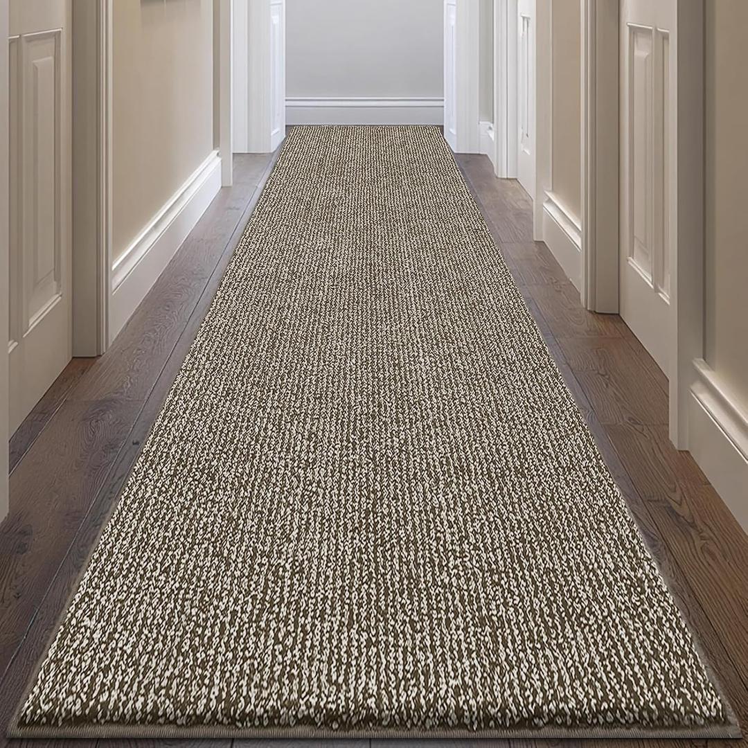 Runner Rug 32" x 144", for Hallway, Kitchen, Floor, (Roll Packing) | Non Slip, Machine Washable, Absorbent, Quick Drying, for Entryway, Bedroom, Bathroom, Door
